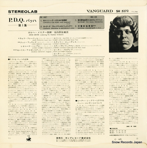 MESTER, JORGE p.d.q. bach vol.1 SH5272