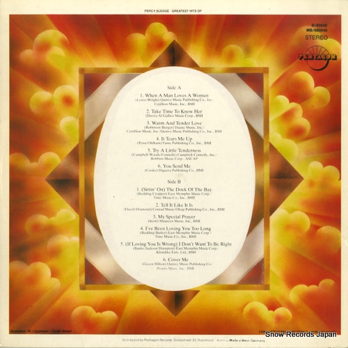 SLEDGE, PERCY greatest hits of percy sledge B/80040