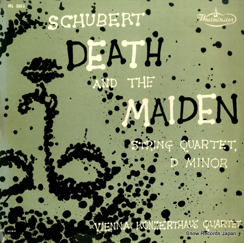 󡦥ĥȥϥͽ schubert; death and the maiden ML5014