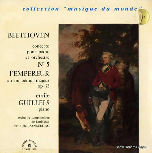 GUILLELS, EMILE beethoven; concerto pour piano et orchestre n5 