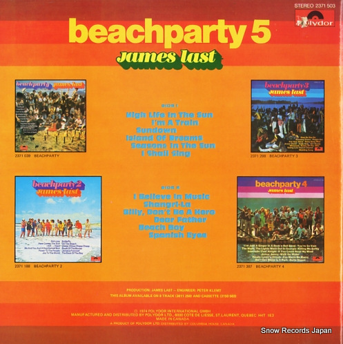 LAST, JAMES beach party 5 2371503