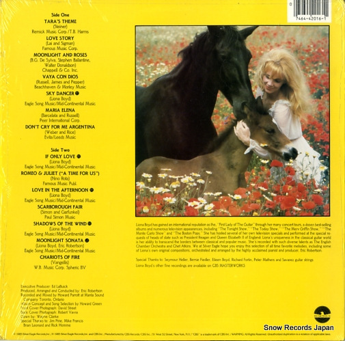 BOYD, LIONA the romantic guitar of liona boyd FM42016