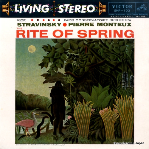 MONTEUX, PIERRE stravinsky; the rite of spring SHP-103