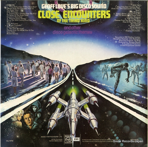 GEOFF LOVE'S BIG DISCO SOUND close encounters of the third kind and other disco galactic themes MFP50375