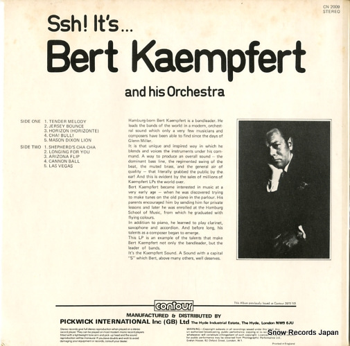 KAEMPFERT, BERT ssh! it's... CN2009