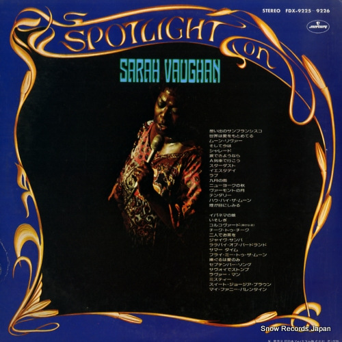 VAUGHAN, SARAH spotlight on sarah vaughan FDX-9225