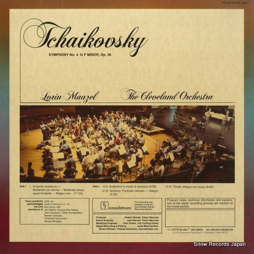 MAAZEL, LORIN tchaikovsky; symphony no.4 TELARC10047