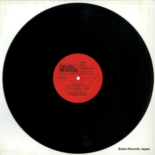MAAZEL, LORIN tchaikovsky; symphony no.4 TELARC10047