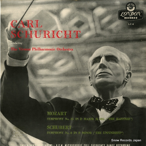 SCHURICHT, CARL mozart; symphony no.35 