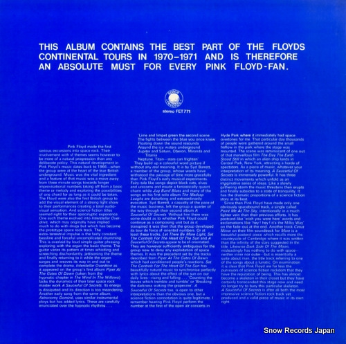 PINK FLOYD the early tours '70-'71 FET771