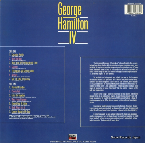 HAMILTON, GEORGE iv MFP5785