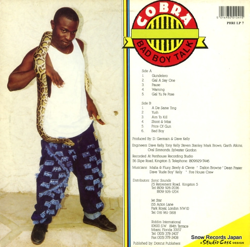 COBRA, MAD bad boy talk PHRILP7