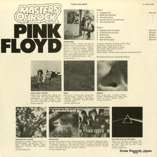 PINK FLOYD masters of rock 5C058-04299