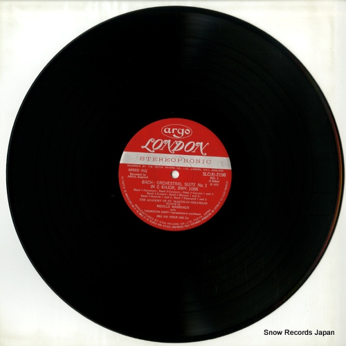 MARRINER, NEVILLE bach; orchestral suites nos.1 & 4 SLC(A)2198
