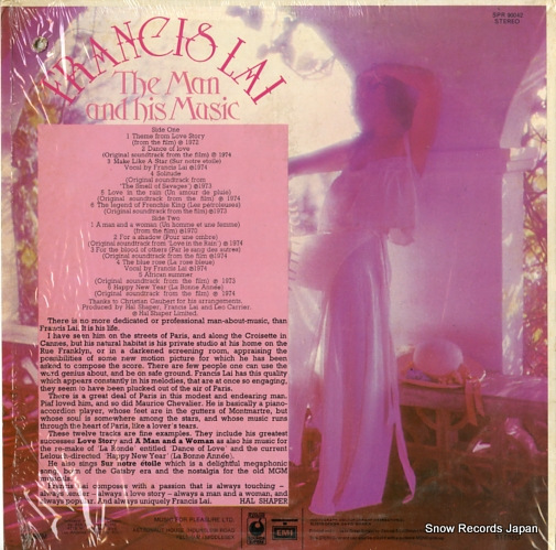LAI, FRANCIS the man and his music SPR90042