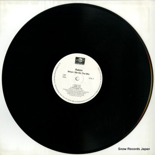 RAKIM when i be on the mic / flow forever U8P1634