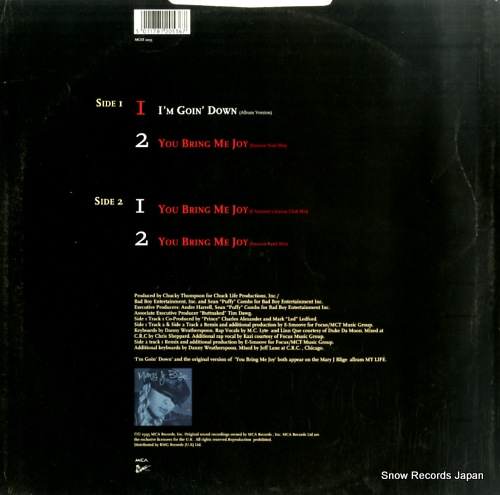 BLIGE, MARY J. i'm goin' down MCST2053