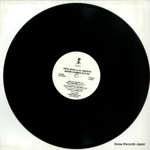 ROCK, PETE, AND C.L. SMOOTH never coming out ep ED5992