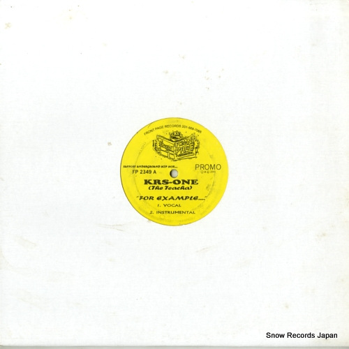 KRS・ワン for example.... / tell the devil ha! FP2349