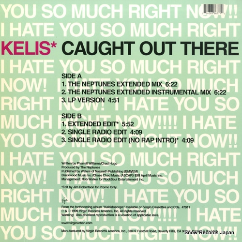 KELIS caught out there Y-38677