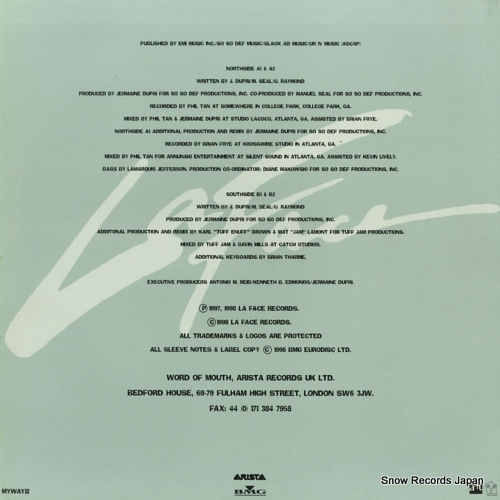 USHER my way / you make me wanna MYWAY12