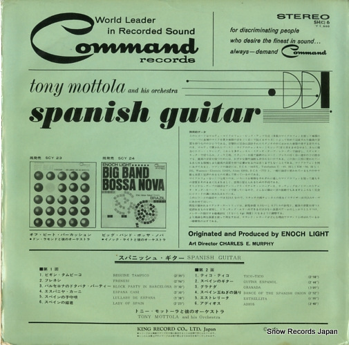 MOTTOLA, TONY spanish guitar SH(C)6