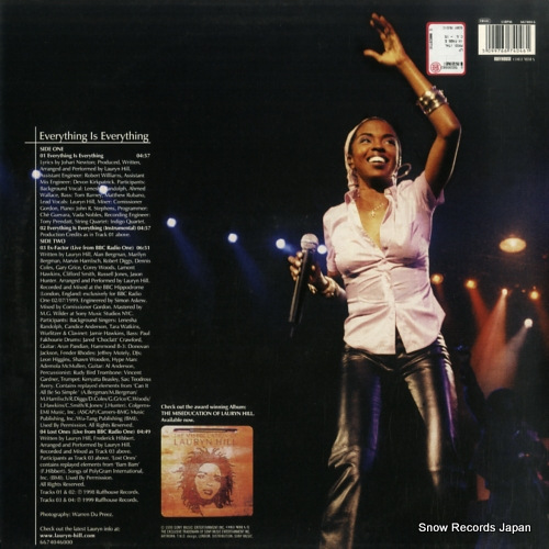 HILL, LAURYN everything is everything 6674046