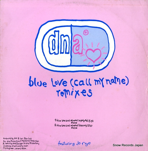 DNA blue love (call my name) remixes 12EM226