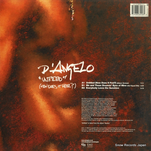 D'ANGELO untitled (how does it feel?) 12EM564