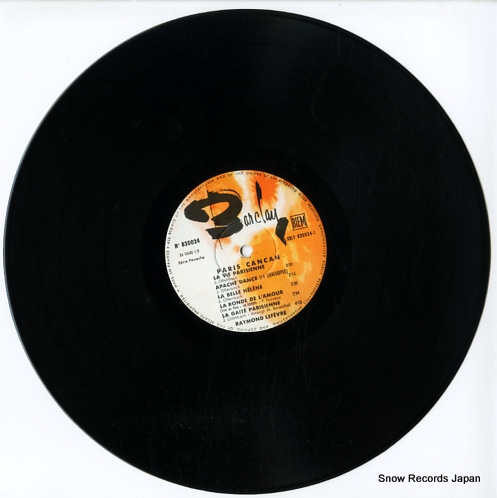 LEFEVRE, RAYMOND paris cancan 820.024