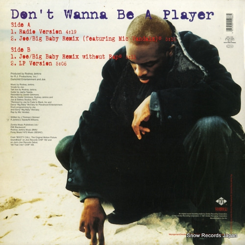 JOE don't wanna be a player JIVET410