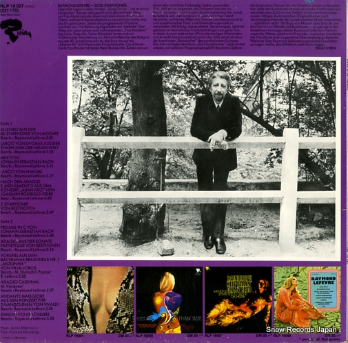 LEFEVRE, RAYMOND soul symphonies RLP16027