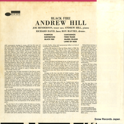HILL, ANDREW black fire BST-84151