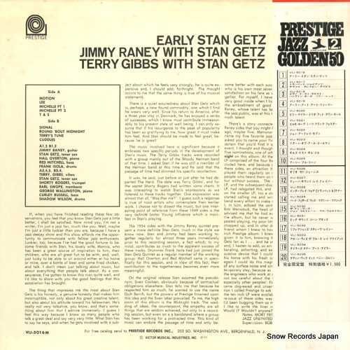 GETZ, STAN early stan VIJ-5016M