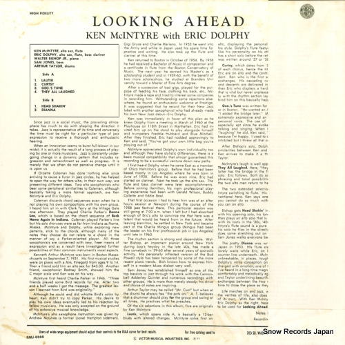 MCINTYRE, KEN looking ahead SMJ-6566