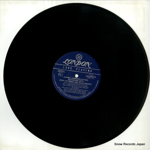 HEYWOOD, EDDIE an evening with eddie heywood and billie holiday LAX3302M