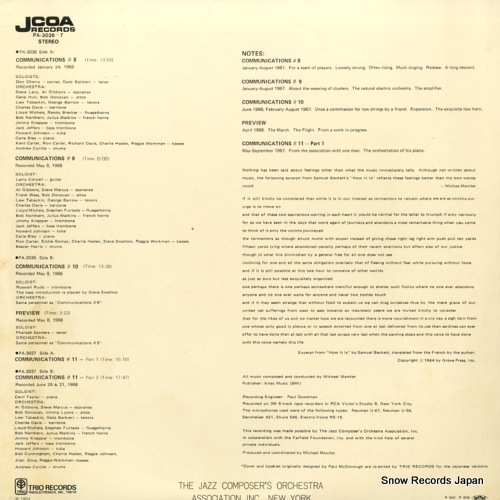 V/A the jazz composer's orchestra PA-3036