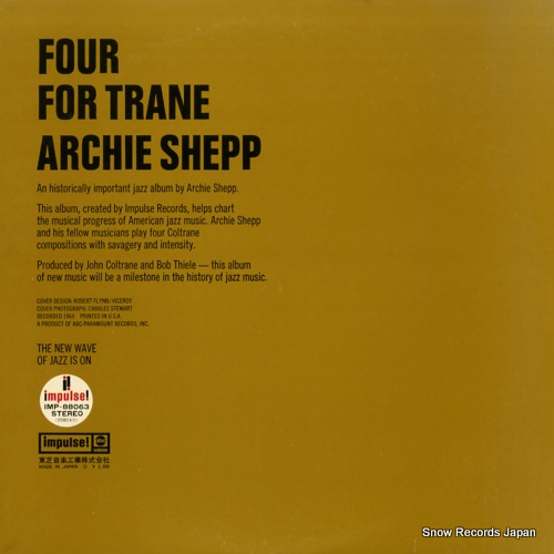 SHEPP, ARCHIE four for trane IMP-88063