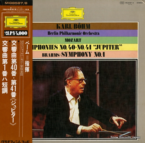 BOHM, KARL mozart; symphonies no.40 no.41 