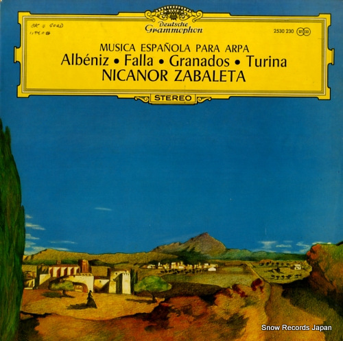 ZABALETA, NICANOR musica espanola para arpa 2530230
