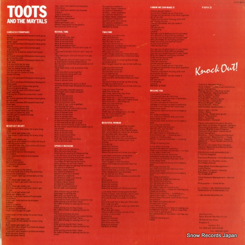 TOOTS AND THE MAYTALS knock out ILPS9670