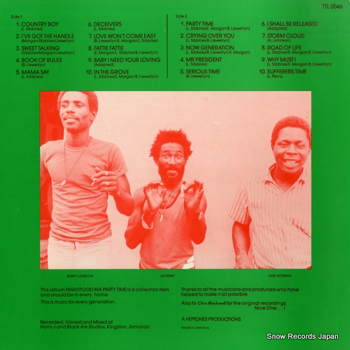 HEPTONES, THE nightfood in a party time TTLP0046