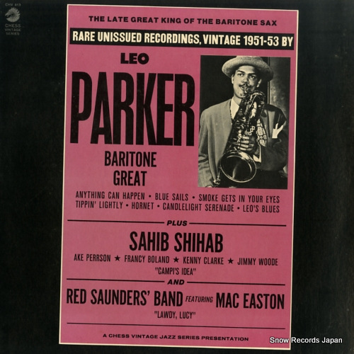 PARKER, LEO baritone great CHV413