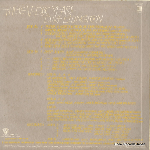 ELLINGTON, DUKE these v-disc years KV-110