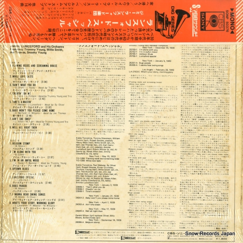 LUNCEFORD, JIMMY lunceford special SONP50376