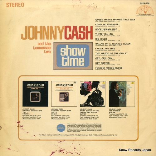 CASH, JOHNNY showtime SUN-106