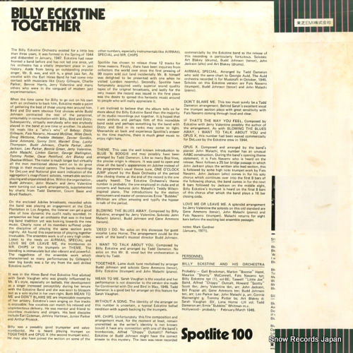 ECKSTINE, BILLY together ISJ-40010