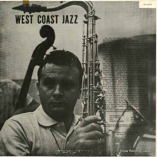 GETZ, STAN west coast jazz MV2593