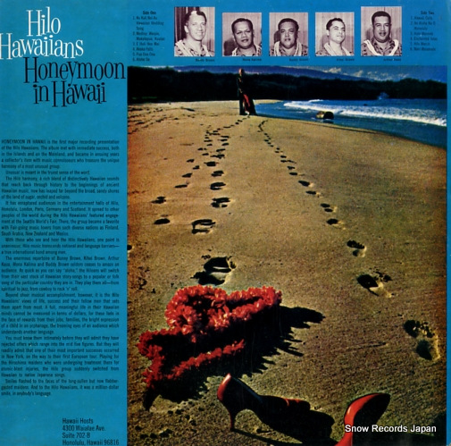 HILO HAWAIIANS, THE honeymoon in hawaii HH1960
