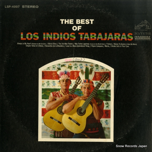 ǥХϥ饹 the best of los indios tabajaras LSP-4007